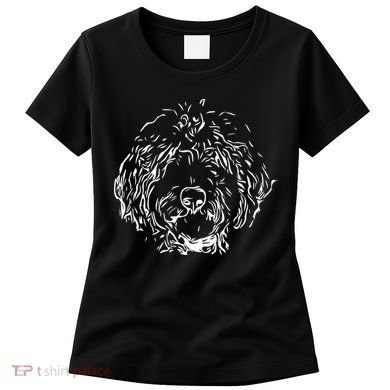 Doodles Goldendoodle Labradoodle Line Drawing Gift Women's T-Shirt