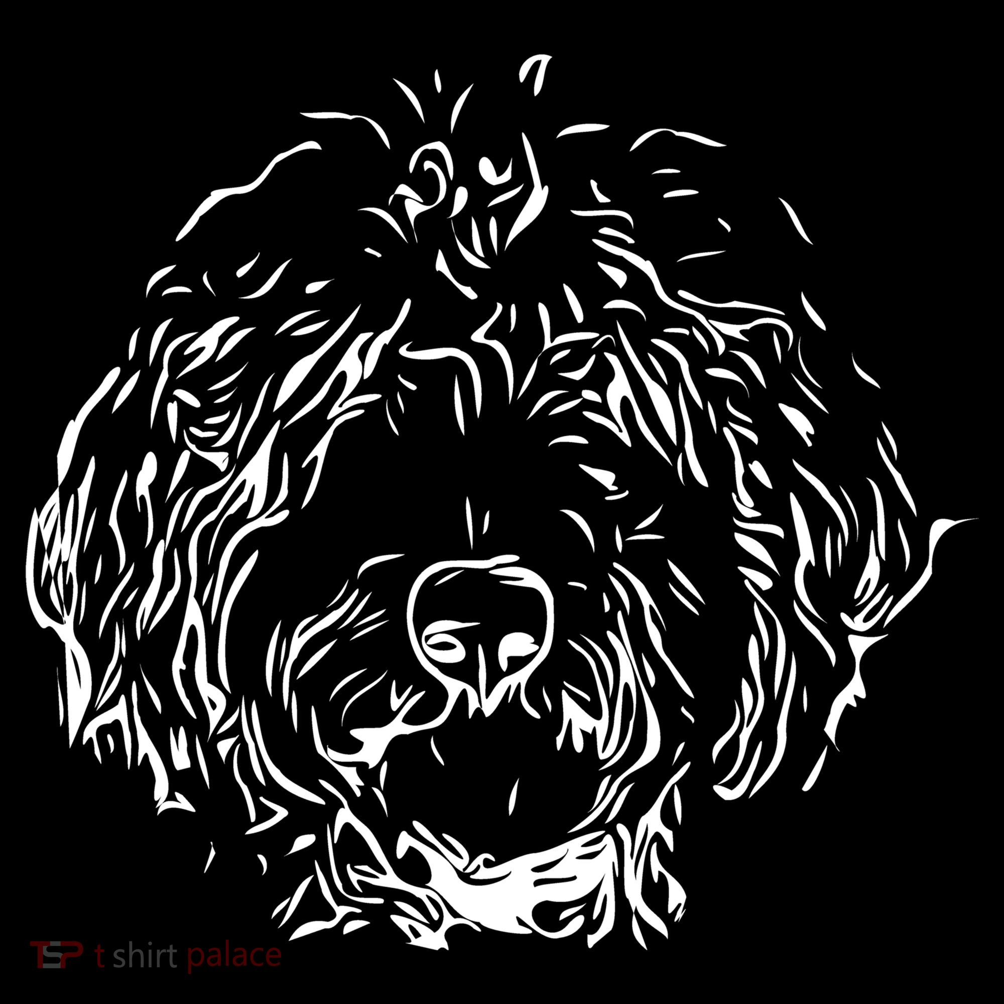Doodles Goldendoodle Labradoodle Line Drawing Gift Women's T-Shirt