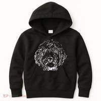 Doodles Goldendoodle Labradoodle Line Drawing Gift Kids Hoodie thumb 0