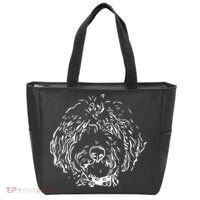 Doodles Goldendoodle Labradoodle Line Drawing Gift Tote Bag thumb 0