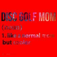 Disc Golf Mom Santa Hat thumb 1