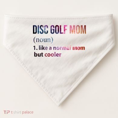 Disc Golf Mom USA-Made Doggie Bandana