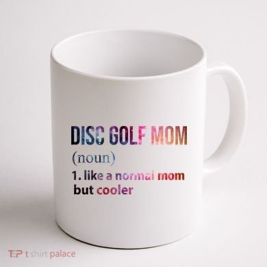 Disc Golf Mom Coffee Mug back