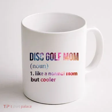 Disc Golf Mom Coffee Mug back
