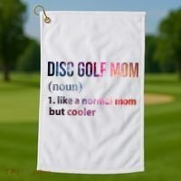Disc Golf Mom Golf Towel thumb 1