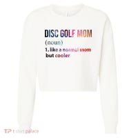 Disc Golf Mom Cropped Pullover Crew thumb 0