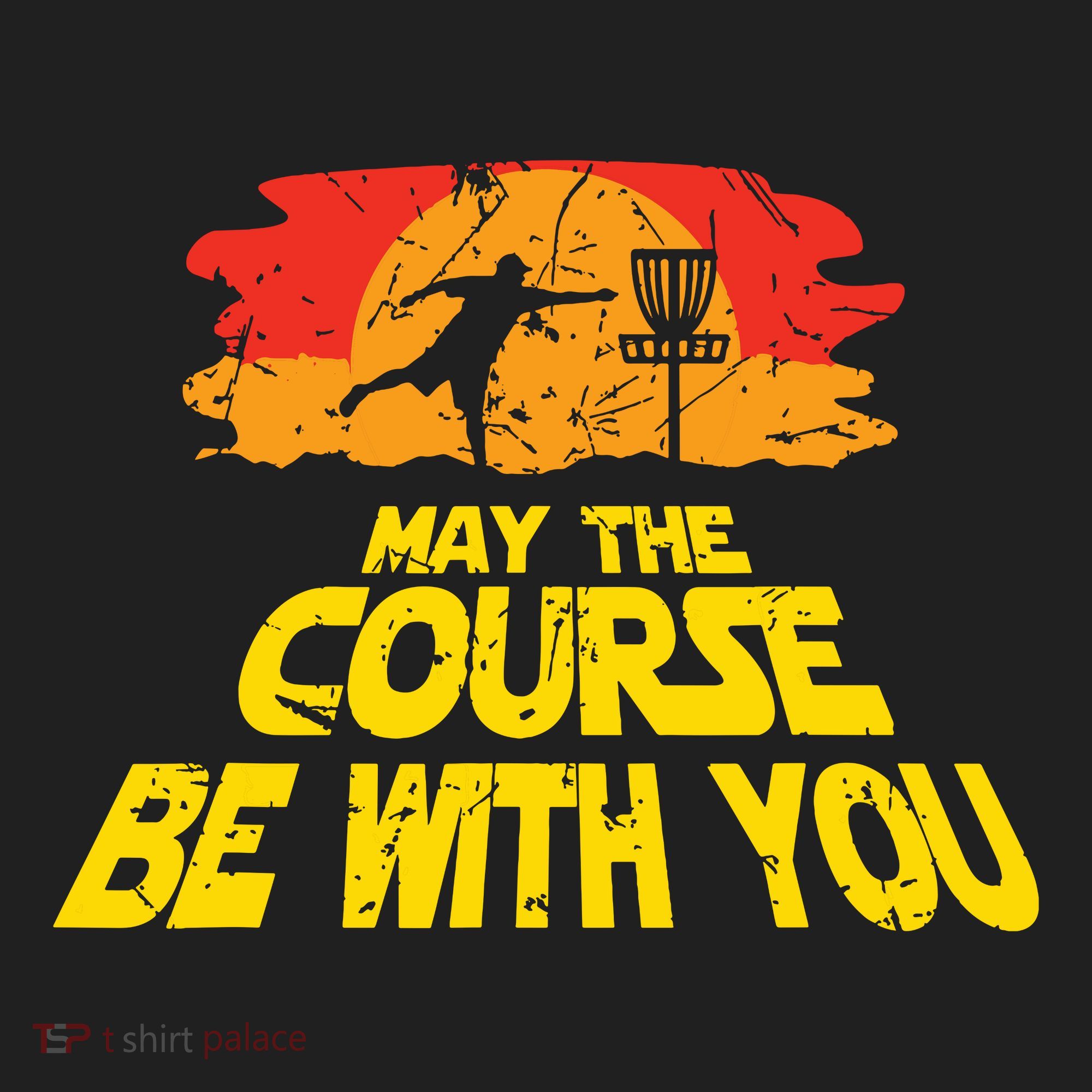 Disc Golf May The Course Be With You Trendy Golf Women's Sweatshirt