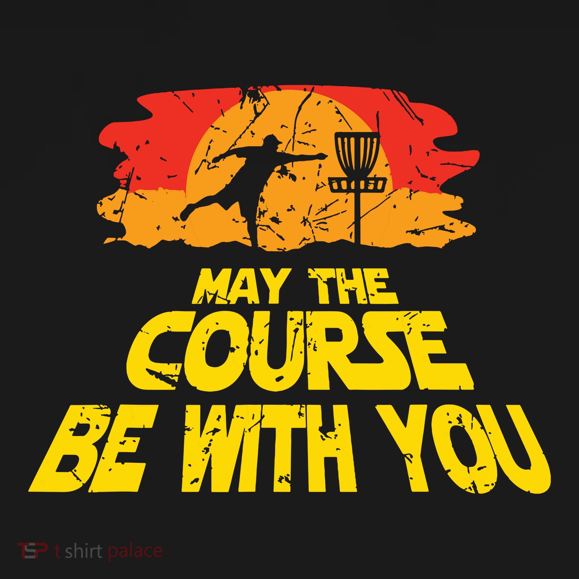Disc Golf May The Course Be With You Trendy Golf Backpack