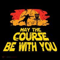 Disc Golf May The Course Be With You Trendy Golf Coaster thumb 2