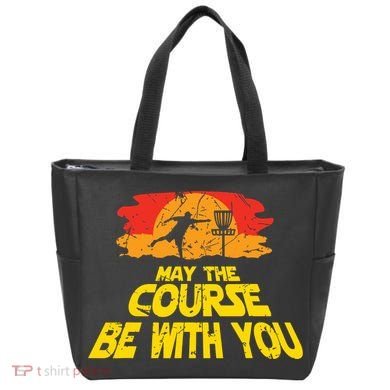 Disc Golf May The Course Be With You Trendy Golf Tote Bag