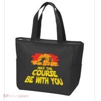 Disc Golf May The Course Be With You Trendy Golf Tote Bag thumb 3