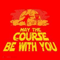 Disc Golf May The Course Be With You Trendy Golf Santa Hat thumb 1