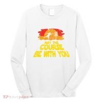 Disc Golf May The Course Be With You Trendy Golf Long Sleeve Shirt thumb 0