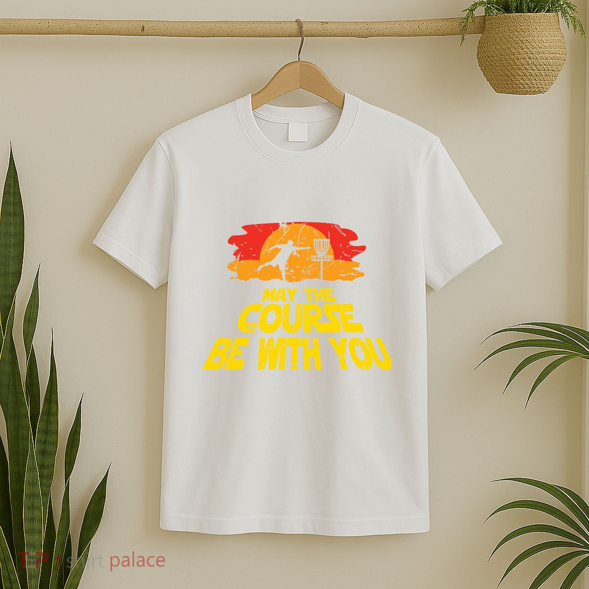 Disc Golf May The Course Be With You Trendy Golf T-Shirt