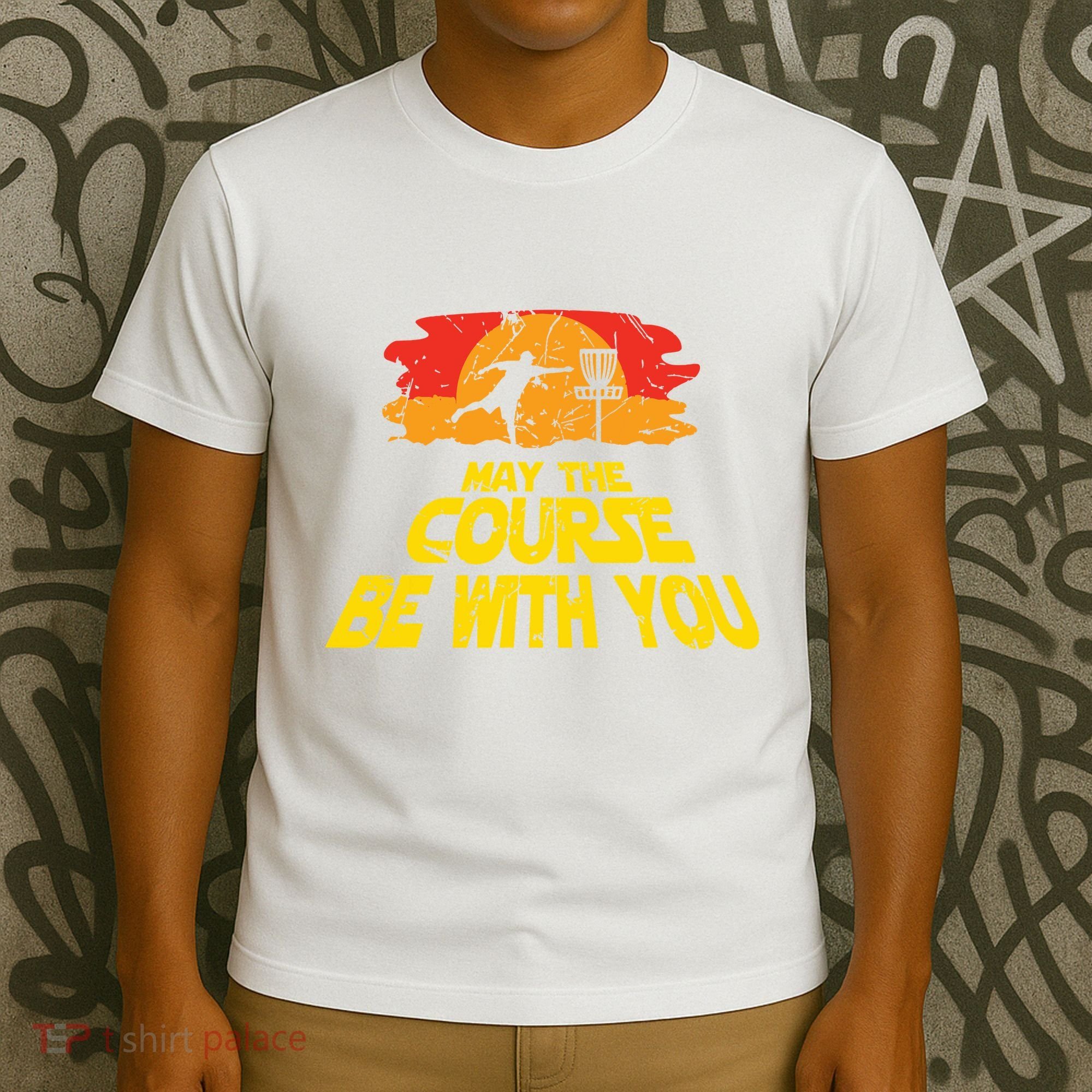 Disc Golf May The Course Be With You Trendy Golf T-Shirt
