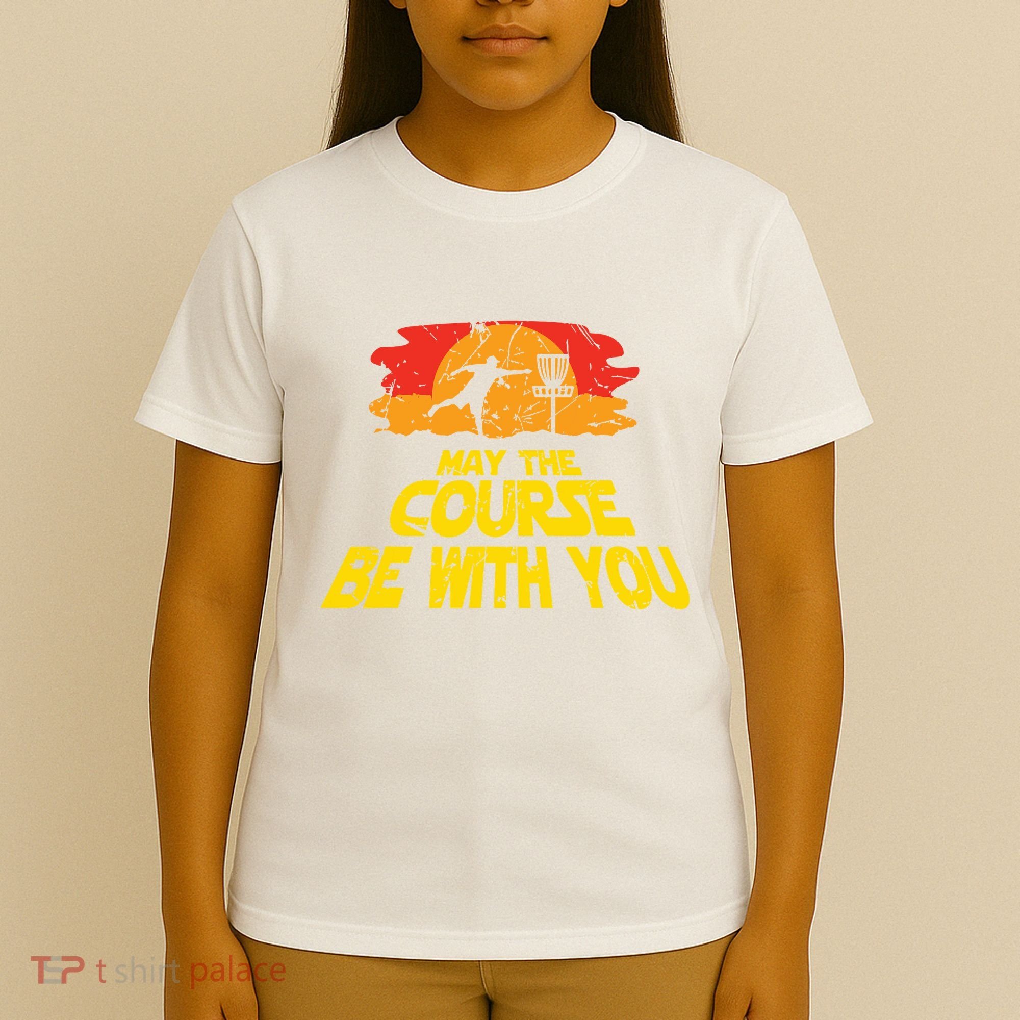 Disc Golf May The Course Be With You Trendy Golf T-Shirt