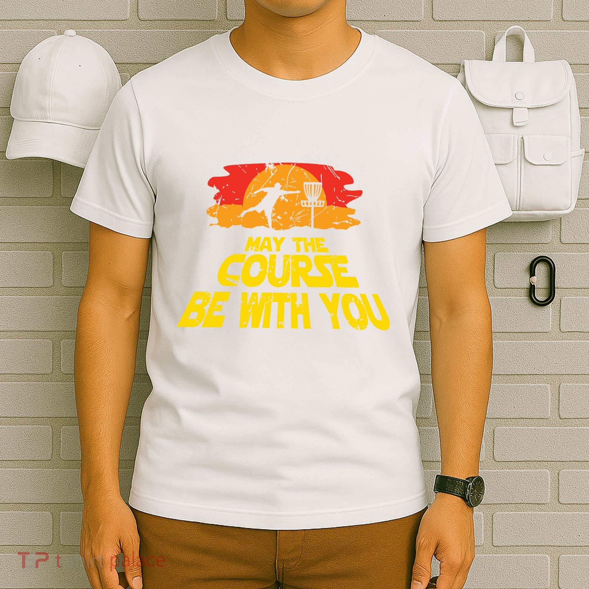Disc Golf May The Course Be With You Trendy Golf T-Shirt