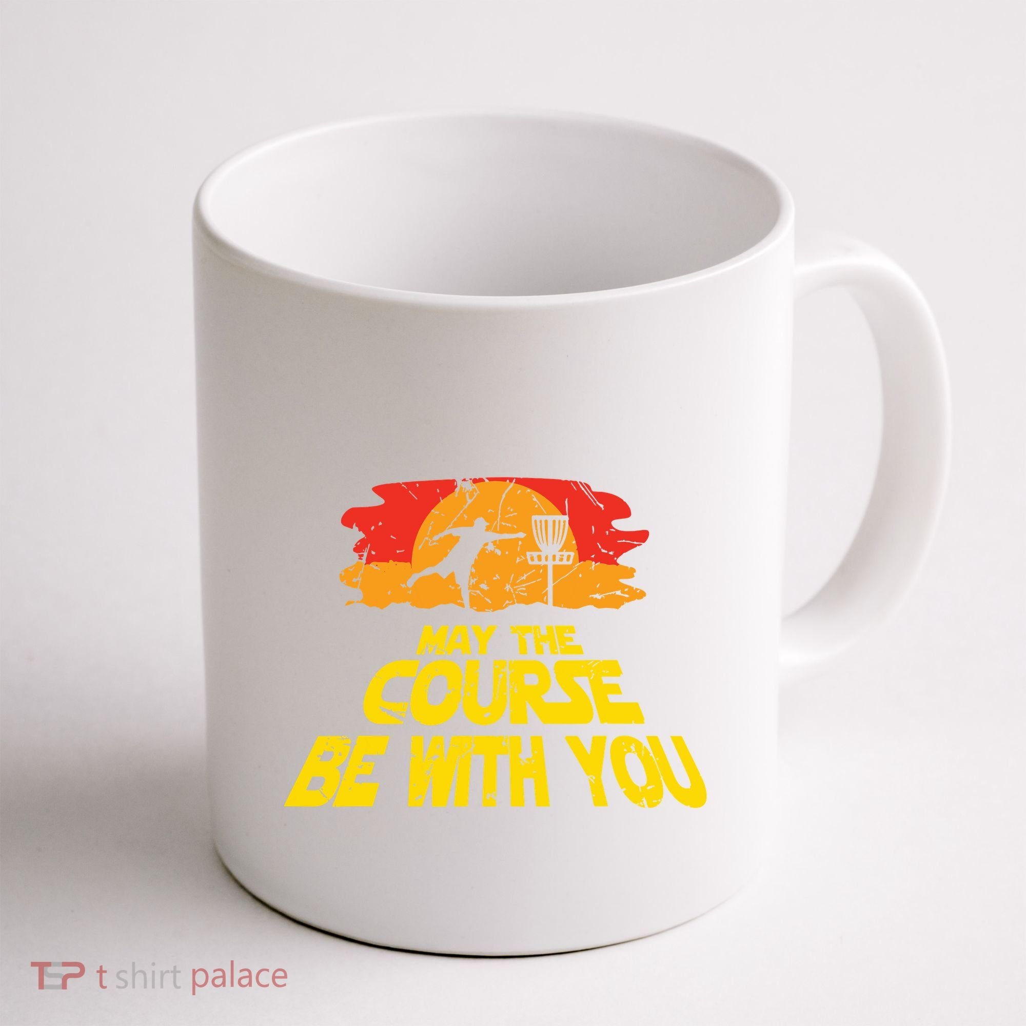 Disc Golf May The Course Be With You Trendy Golf Coffee Mug
