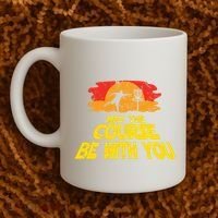 Disc Golf May The Course Be With You Trendy Golf Coffee Mug thumb 2