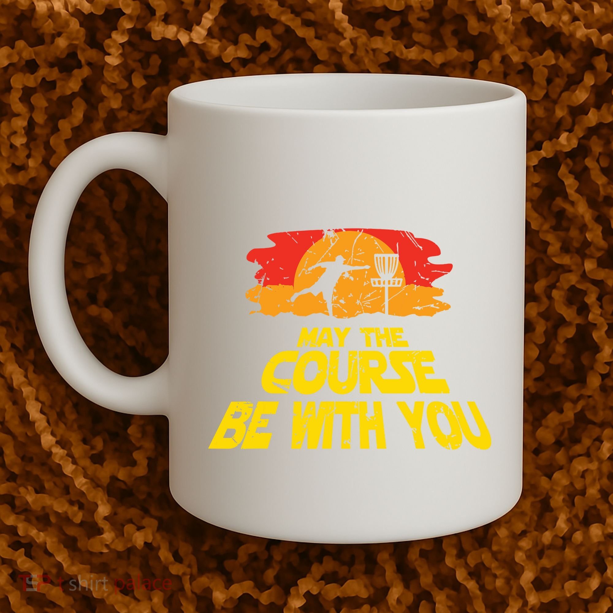 Disc Golf May The Course Be With You Trendy Golf Coffee Mug