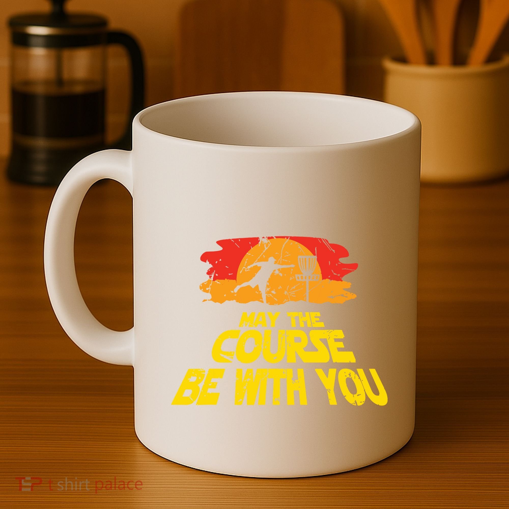 Disc Golf May The Course Be With You Trendy Golf Coffee Mug