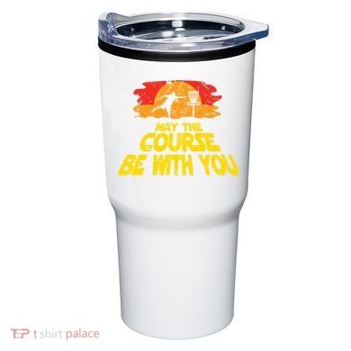 Disc Golf May The Course Be With You Trendy Golf Tumbler