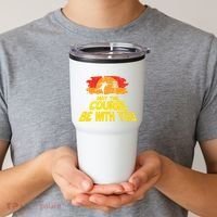 Disc Golf May The Course Be With You Trendy Golf Tumbler thumb 2