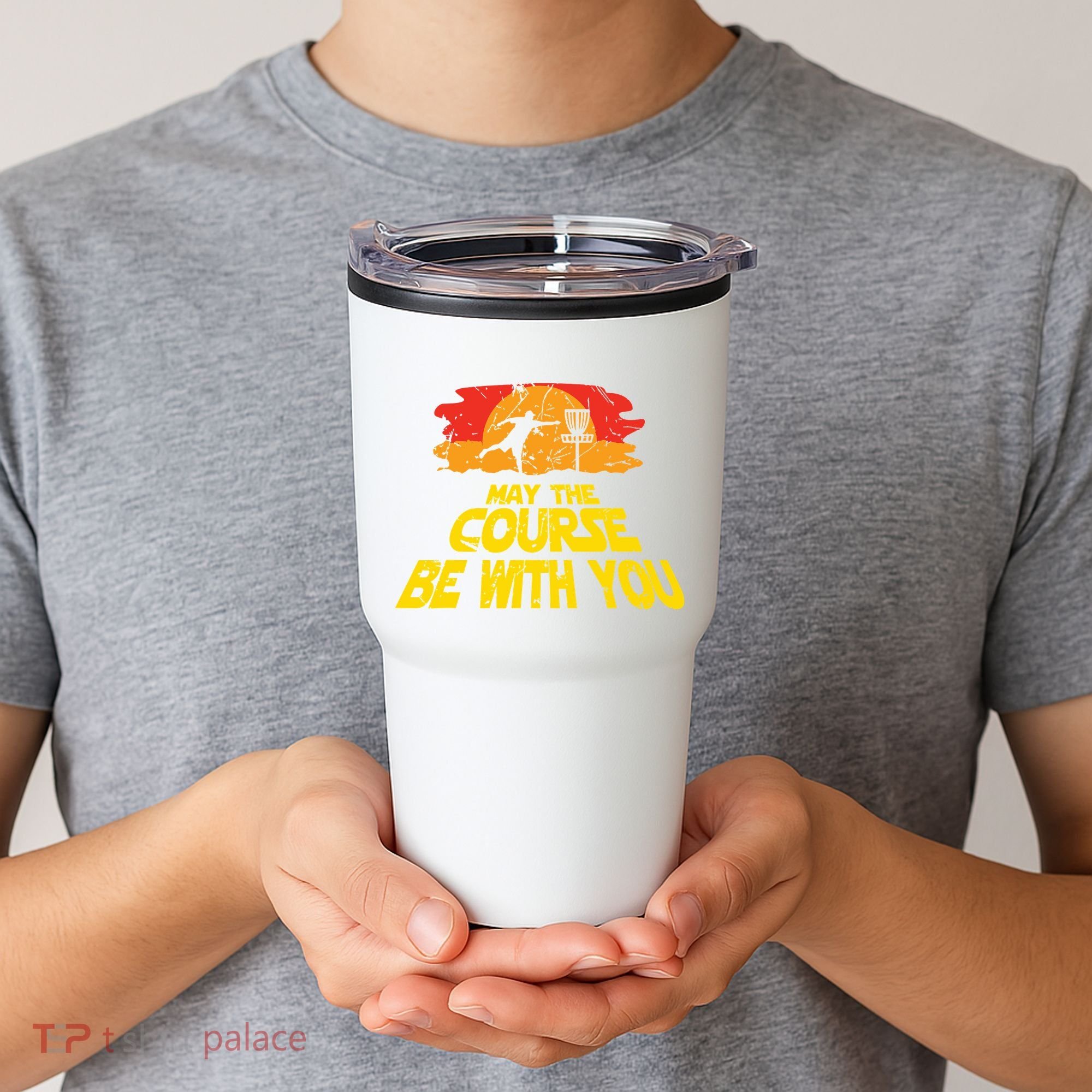 Disc Golf May The Course Be With You Trendy Golf Tumbler