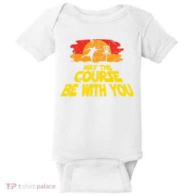 Disc Golf May The Course Be With You Trendy Golf Baby Bodysuit
