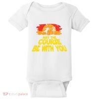 Disc Golf May The Course Be With You Trendy Golf Baby Bodysuit thumb 0