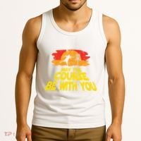 Disc Golf May The Course Be With You Trendy Golf Tank Top thumb 3