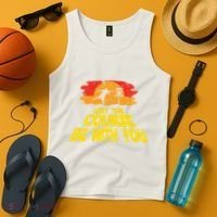 Disc Golf May The Course Be With You Trendy Golf Tank Top thumb 4