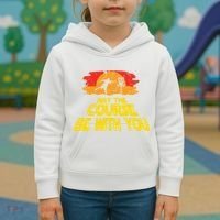 Disc Golf May The Course Be With You Trendy Golf Kids Hoodie thumb 3