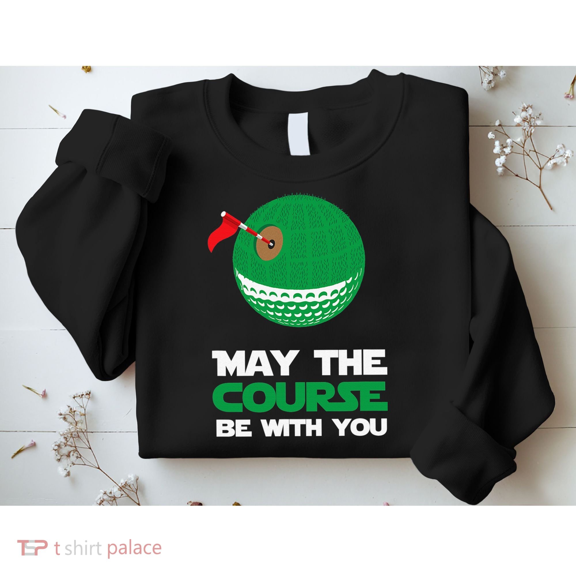 Disc Golf May The Course Be With You Sweatshirt
