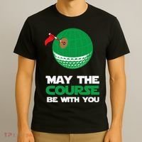 Disc Golf May The Course Be With You T-Shirt thumb 3