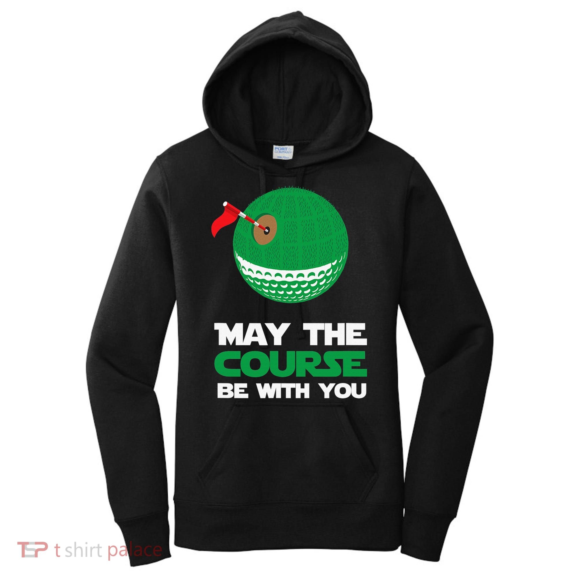 Disc Golf May The Course Be With You Women's Hoodie