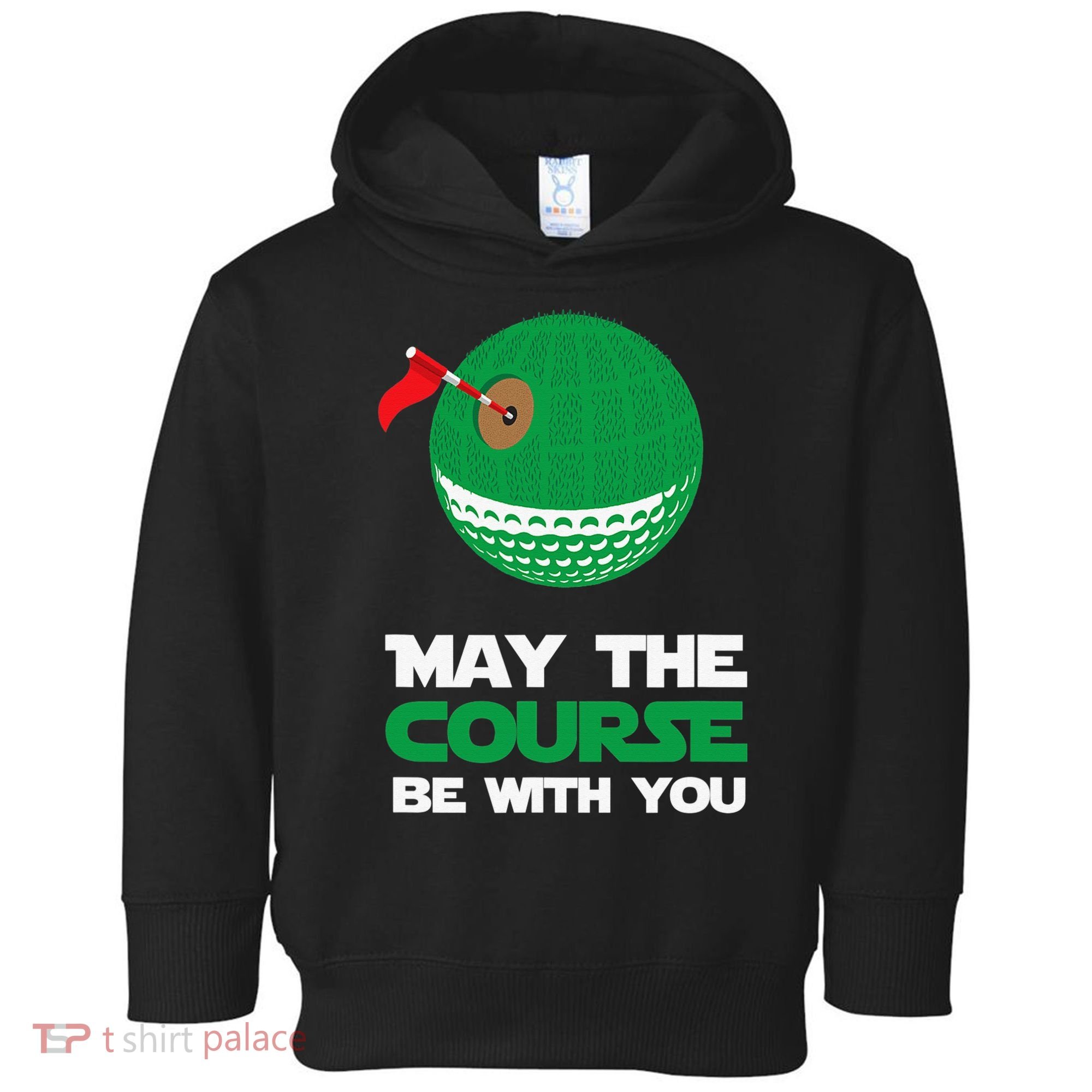 Disc Golf May The Course Be With You Toddler Hoodie