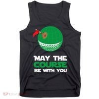 Disc Golf May The Course Be With You Tank Top thumb 0