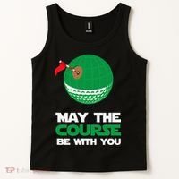 Disc Golf May The Course Be With You Tank Top thumb 2