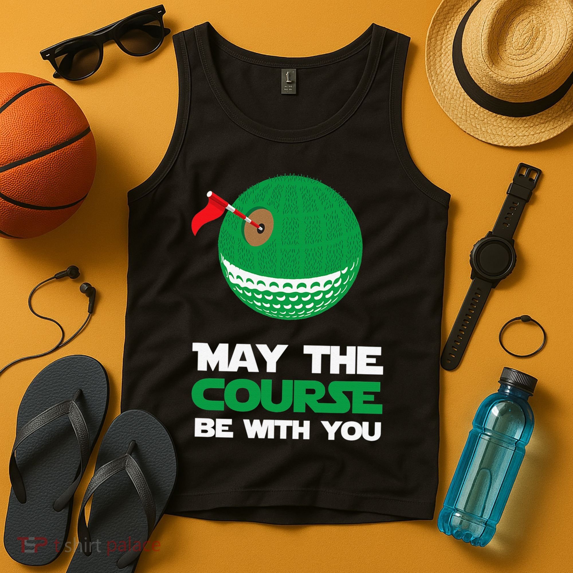 Disc Golf May The Course Be With You Tank Top