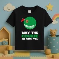 Disc Golf May The Course Be With You Toddler T-Shirt thumb 3