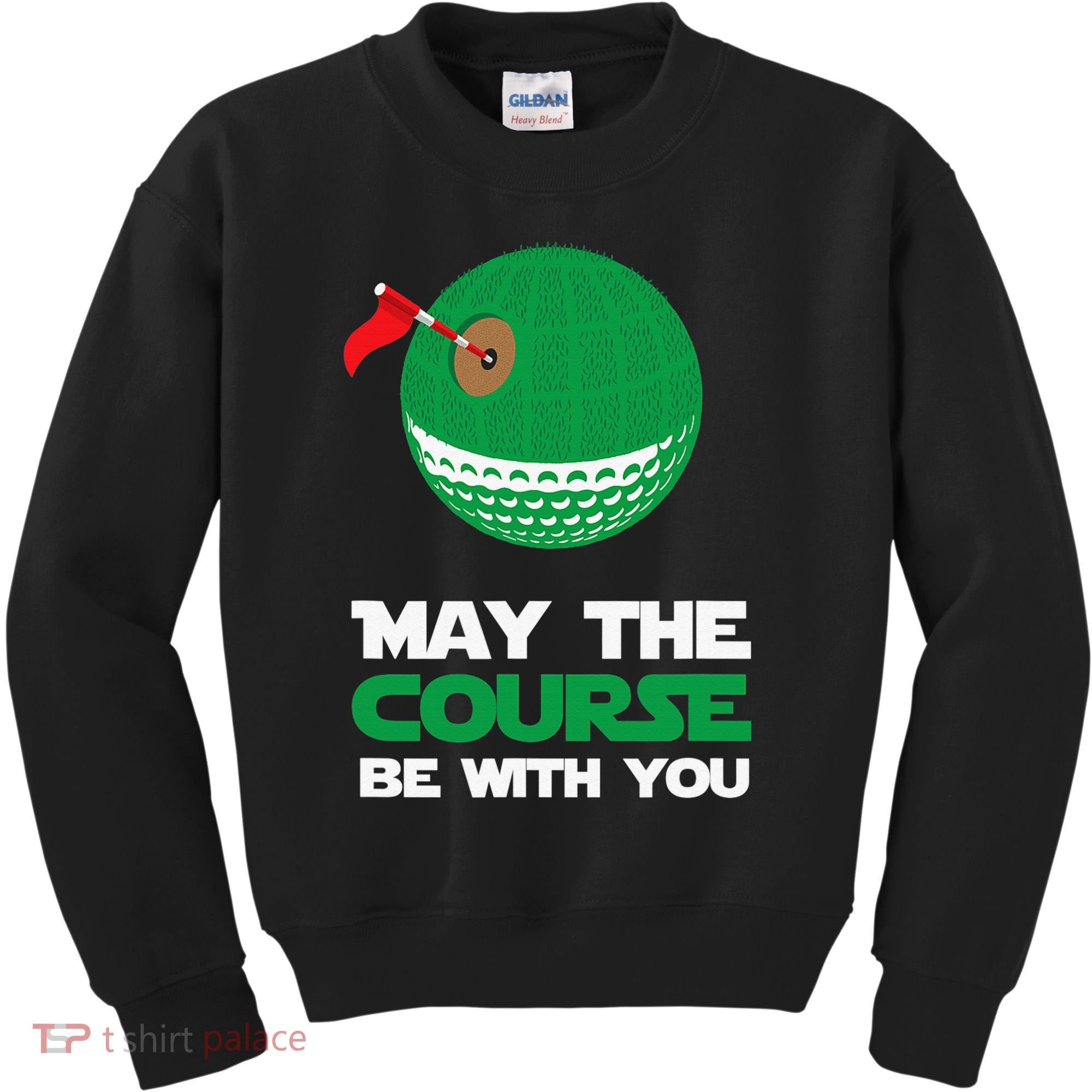 Disc Golf May The Course Be With You Kids Sweatshirt
