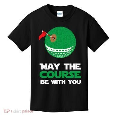 Disc Golf May The Course Be With You Kids T-Shirt