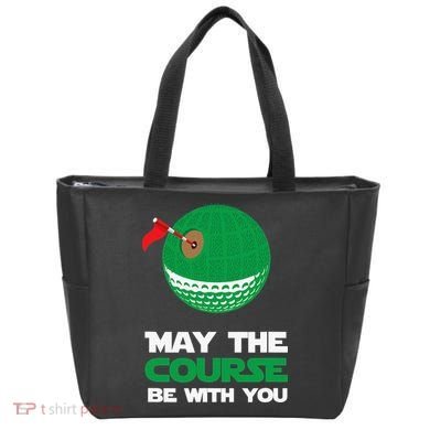 Disc Golf May The Course Be With You Tote Bag