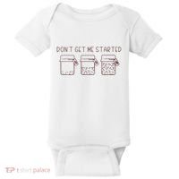 DonT Get Me Started Sourdough Starter Sourdough Mama Baby Bodysuit thumb 0