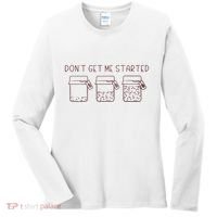 DonT Get Me Started Sourdough Starter Sourdough Mama Women's Long Sleeve Shirt thumb 0