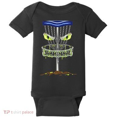Disc Golf Men Disc Golf Monster Baby Bodysuit