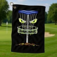 Disc Golf Men Disc Golf Monster Golf Towel thumb 1