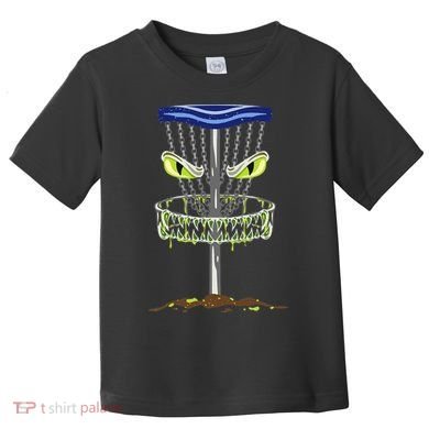 Disc Golf Men Disc Golf Monster Toddler T-Shirt