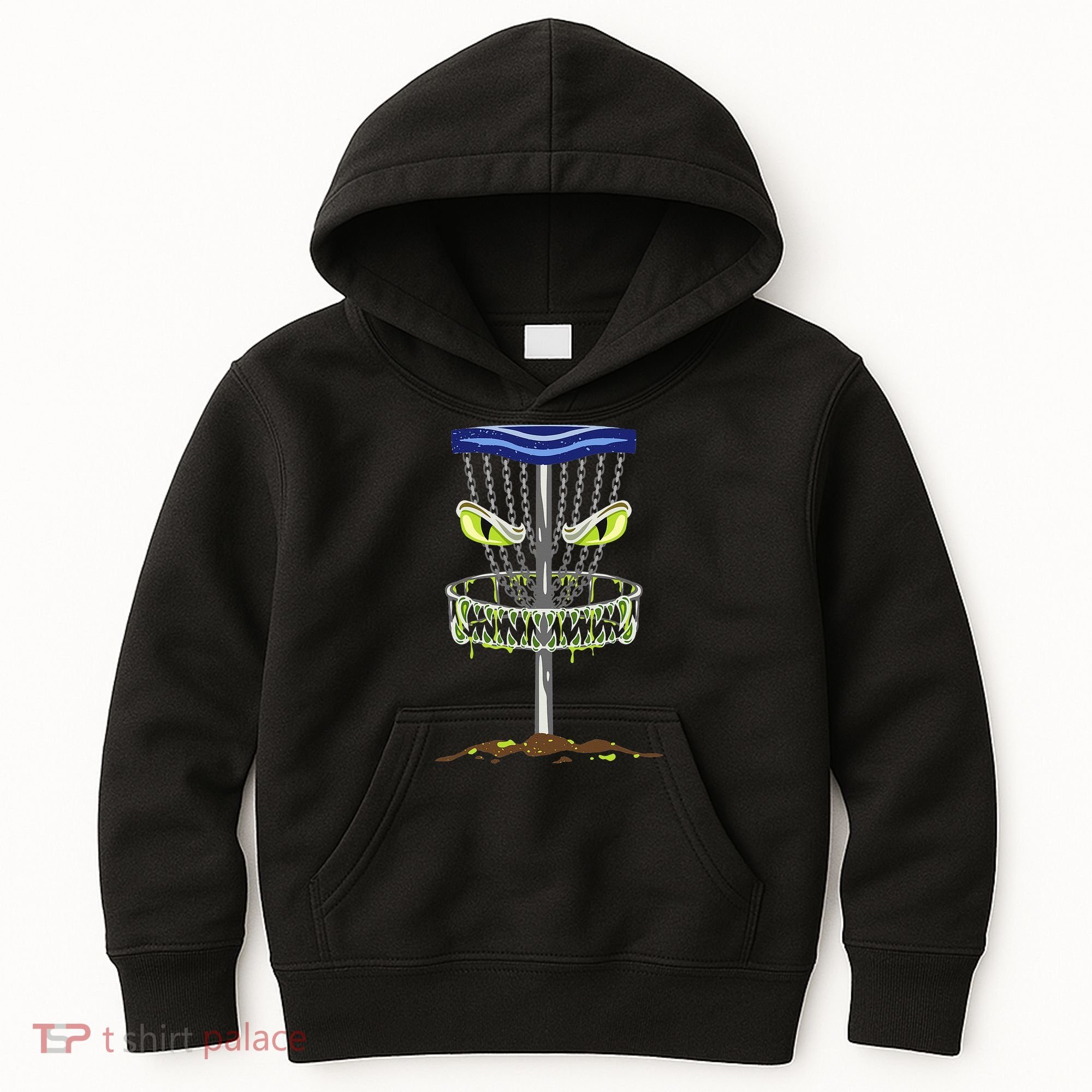Disc Golf Men Disc Golf Monster Kids Hoodie